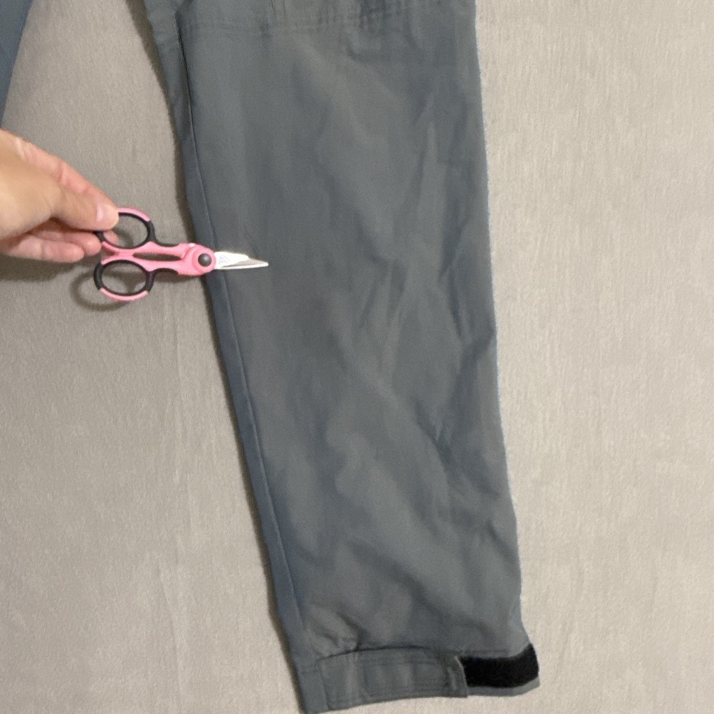 Vintage Pants Mens Large Cargo Combat Nylon IRIDESCENT Zip Pockets Y2K Rave - Picture 12 of 16